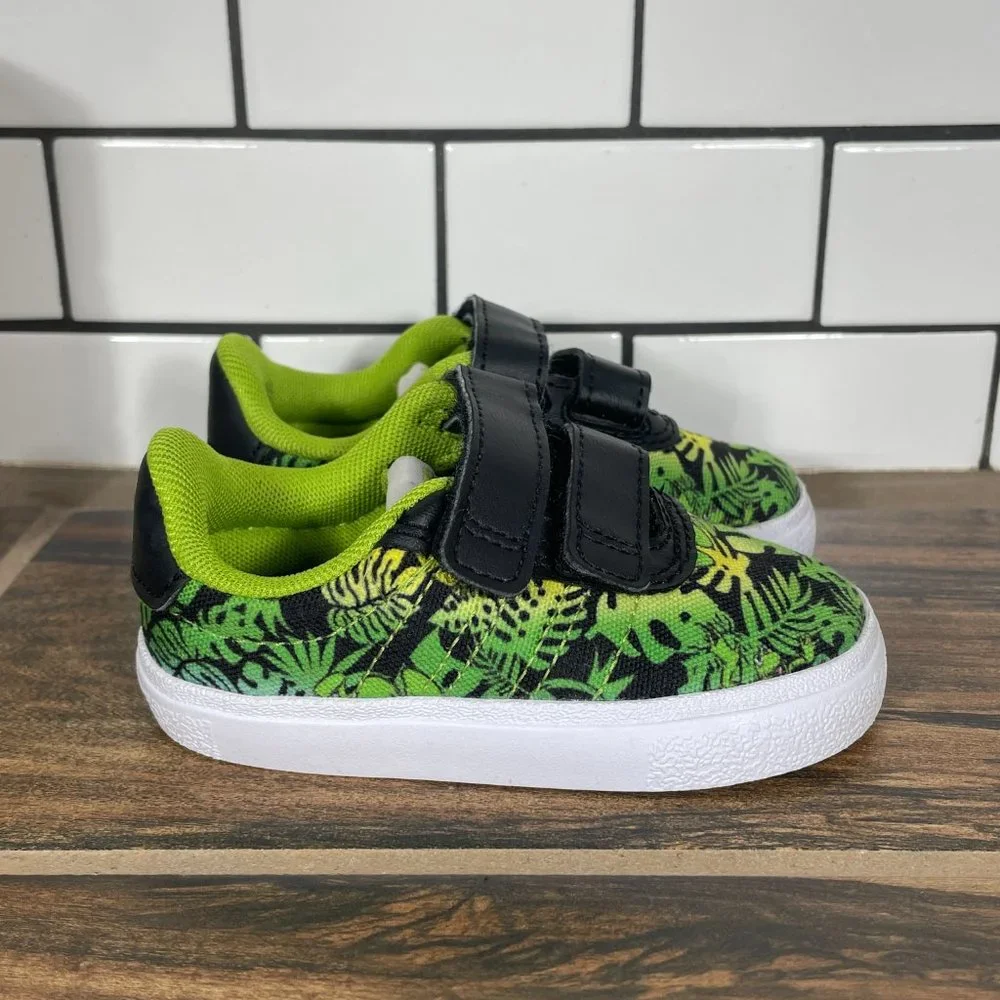 adidas x Disney Vulc Raid3r Toddler 5K Shoes Muppets Kermit The Frog Sneakers